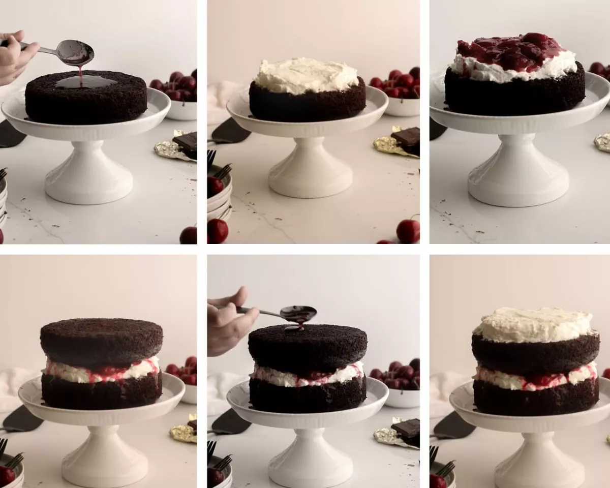 I will teach you how to bake a black forest cake