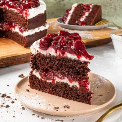 I will teach you how to bake a black forest cake