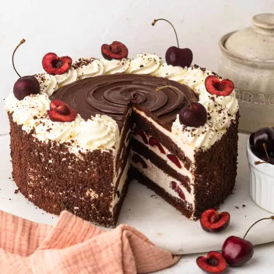 I will teach you how to bake a black forest cake