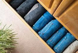 I will teach you the easiest way of folding your pants for storage